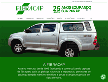 Tablet Screenshot of fibracap.com.br